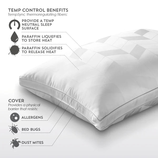 Temp-Sync (Low Loft) Pillow by PureCare